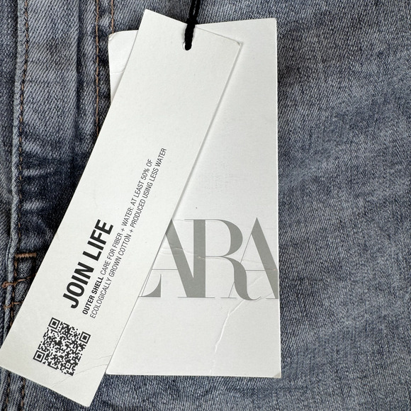 NWT Zara High Rise Skinny Leg Ankle Rigid Jeans Size 40 8USA/40EUR/30MEX Mom - Picture 11 of 16